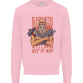 Funny Blacksmith Quote Kids Sweatshirt Jumper Light Pink