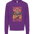 Funny Blacksmith Quote Kids Sweatshirt Jumper Purple