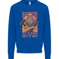 Funny Blacksmith Quote Kids Sweatshirt Jumper Royal Blue