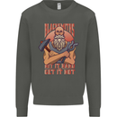 Funny Blacksmith Quote Kids Sweatshirt Jumper Storm Grey