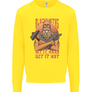 Funny Blacksmith Quote Kids Sweatshirt Jumper Yellow