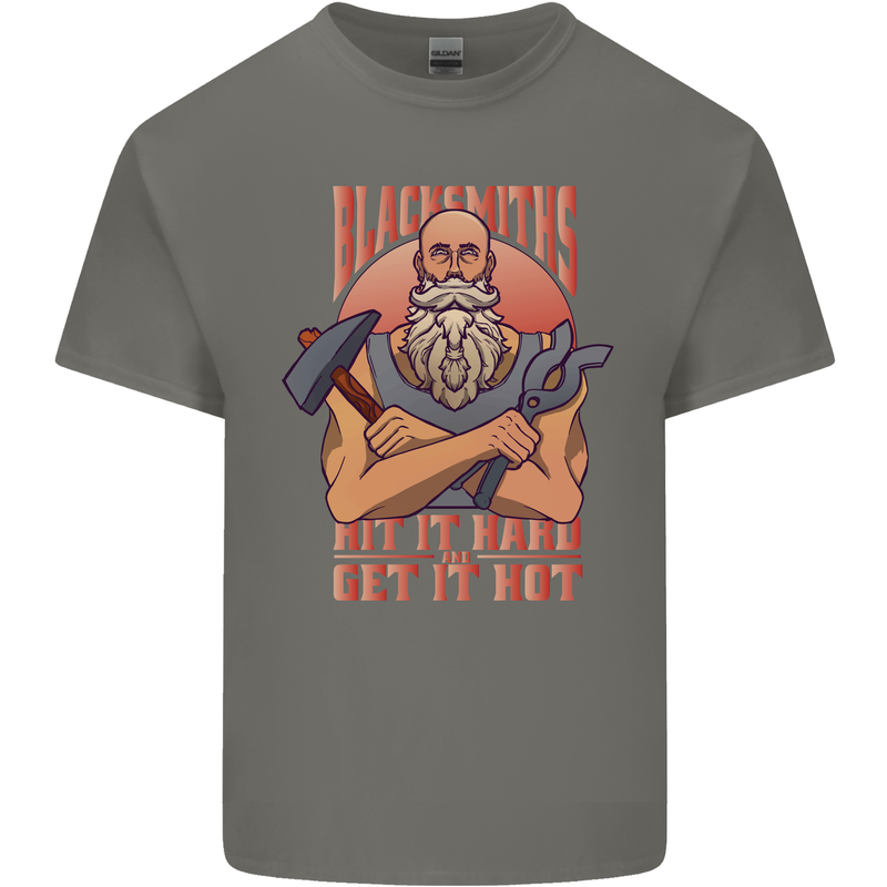Funny Blacksmith Quote Kids T-Shirt Childrens Charcoal