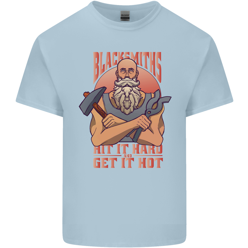 Funny Blacksmith Quote Kids T-Shirt Childrens Light Blue