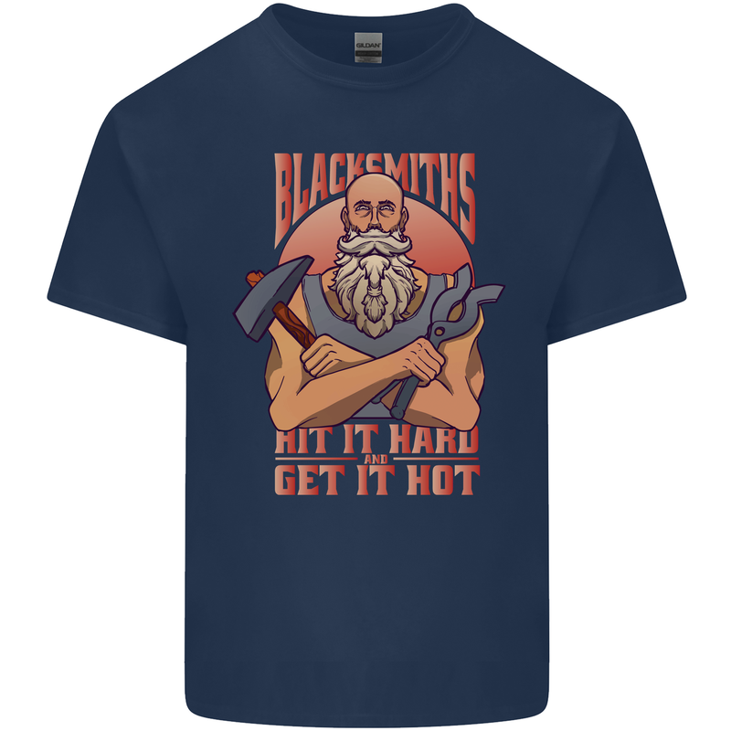Funny Blacksmith Quote Kids T-Shirt Childrens Navy Blue