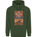 Funny Blacksmith Quote Mens 80% Cotton Hoodie Forest Green