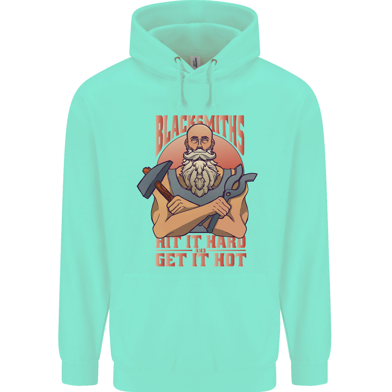 Funny Blacksmith Quote Mens 80% Cotton Hoodie Peppermint