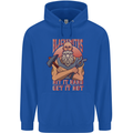 Funny Blacksmith Quote Mens 80% Cotton Hoodie Royal Blue