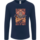 Funny Blacksmith Quote Mens Long Sleeve T-Shirt Navy Blue