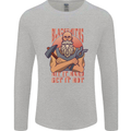 Funny Blacksmith Quote Mens Long Sleeve T-Shirt Sports Grey