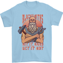 Funny Blacksmith Quote Mens T-Shirt 100% Cotton Light Blue
