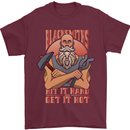 Funny Blacksmith Quote Mens T-Shirt 100% Cotton Maroon