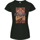 Funny Blacksmith Quote Womens Petite Cut T-Shirt Black