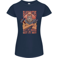 Funny Blacksmith Quote Womens Petite Cut T-Shirt Navy Blue
