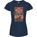 Funny Blacksmith Quote Womens Petite Cut T-Shirt Navy Blue