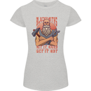 Funny Blacksmith Quote Womens Petite Cut T-Shirt Sports Grey