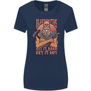 Funny Blacksmith Quote Womens Wider Cut T-Shirt Navy Blue