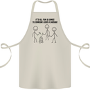 Funny Camping Sausage Cotton Apron 100% Organic Natural