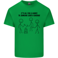 Funny Camping Sausage Kids T-Shirt Childrens Irish Green