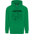 Funny Camping Weiner Childrens Kids Hoodie Irish Green