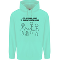 Funny Camping Weiner Childrens Kids Hoodie Peppermint