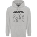 Funny Camping Weiner Childrens Kids Hoodie Sports Grey