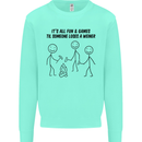 Funny Camping Weiner Kids Sweatshirt Jumper Peppermint