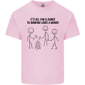 Funny Camping Weiner Kids T-Shirt Childrens Light Pink