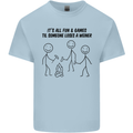 Funny Camping Weiner Mens Cotton T-Shirt Tee Top Light Blue