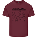 Funny Camping Weiner Mens Cotton T-Shirt Tee Top Maroon