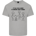 Funny Camping Weiner Mens Cotton T-Shirt Tee Top Sports Grey