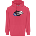 Funny Caravan Space Shuttle Caravanning Childrens Kids Hoodie Heliconia