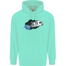 Funny Caravan Space Shuttle Caravanning Childrens Kids Hoodie Peppermint