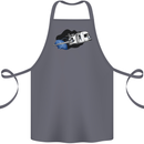 Funny Caravan Space Shuttle Caravanning Cotton Apron 100% Organic Steel