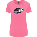 Funny Caravan Space Shuttle Caravanning Womens Wider Cut T-Shirt Azalea