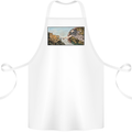 Funny Cat Creation Cotton Apron 100% Organic White
