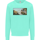 Funny Cat Creation Kids Sweatshirt Jumper Peppermint