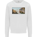 Funny Cat Creation Kids Sweatshirt Jumper White