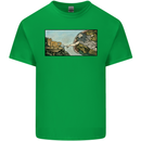 Funny Cat Creation Kids T-Shirt Childrens Irish Green