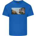 Funny Cat Creation Kids T-Shirt Childrens Royal Blue