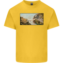 Funny Cat Creation Kids T-Shirt Childrens Yellow