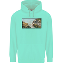 Funny Cat Creation Mens 80% Cotton Hoodie Peppermint