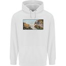 Funny Cat Creation Mens 80% Cotton Hoodie White