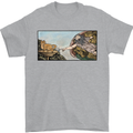 Funny Cat Creation Mens T-Shirt 100% Cotton Sports Grey