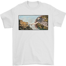 Funny Cat Creation Mens T-Shirt 100% Cotton White