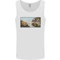 Funny Cat Creation Mens Vest Tank Top White