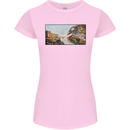 Funny Cat Creation Womens Petite Cut T-Shirt Light Pink