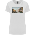 Funny Cat Creation Womens Wider Cut T-Shirt White