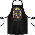 Funny Cat I Hate Morning People Coffee Cotton Apron 100% Organic Black