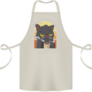 Funny Cat I Hate Morning People Coffee Cotton Apron 100% Organic Natural