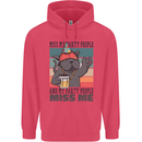 Funny Cat Miss My Party People Alcohol Beer Childrens Kids Hoodie Heliconia